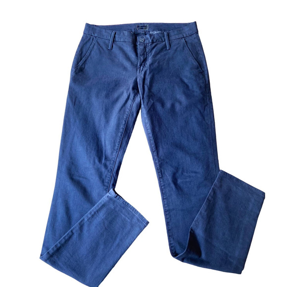 Mother Jeans Size 27 The Looker Prep Blue Chino Skinny Casual Business Pants - Picture 1 of 7